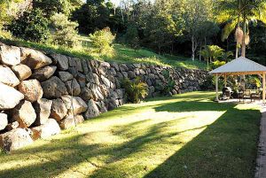 Bush Rock Examples—Australian Rock Walls in Burleigh Heads, QLD