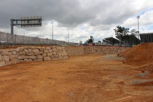 ANZ Netball Stadium—Australian Rock Walls in Burleigh Heads, QLD