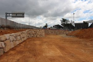 ANZ Netball Stadium—Australian Rock Walls in Burleigh Heads, QLD